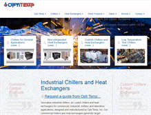 Tablet Screenshot of optitemp.com